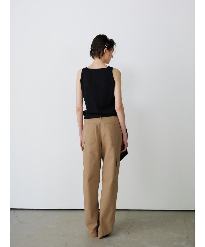 Ninnis Tie Sleeveless Knit Top (Black)