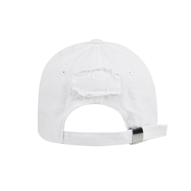 Northwood Solide Löcher Baumwolle Baseball Cap für Frauen verstellbare Snapback Hut Papa Cap Herren Hip Hop Cap