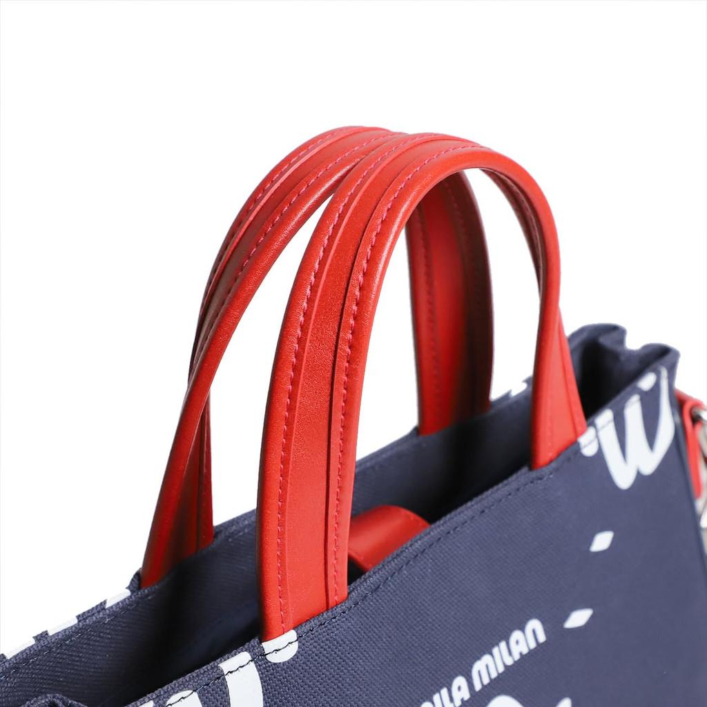 Miramilan Mimi Mini Tote BagShoulder Bag, 2-Way, Compact, Water-Repellent Canvas, Women's, No. 259115 (Black)