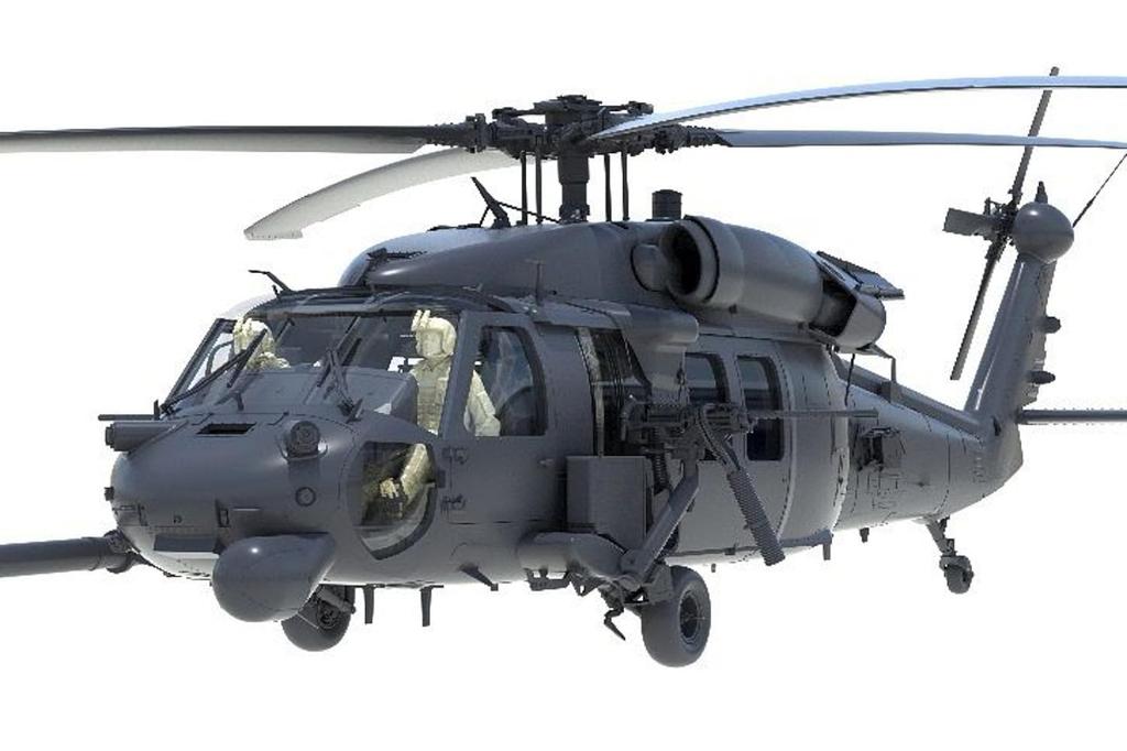 Plastikový model Kitty Hawk Pave Hawk KH50006 1/35 HH-60G s figurkou. (Helikoptéra)