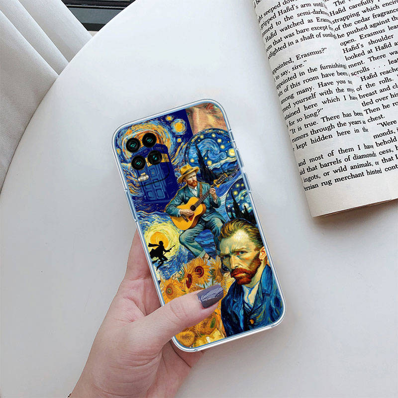 IR27 Starry Night Van Gogh Case for Motorola E22S E7 G6 G7 G8 G9 Plus Power Play G10 G20 G04 E30 E40 E22 E20 E13 E15 G22 G23 G05 G75 G35 G55
