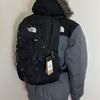 The North Face 28L Unifarbener Minimalistischer Sportrucksack Outdoor-Tasche Unisex Rucksack Schwarz NF0A5IW2JK3