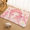 Animation Toilet-bound Hanako-kun Floor Mat Floor Mat Soft Flannel Non-Slip Door  Rug for Living Room