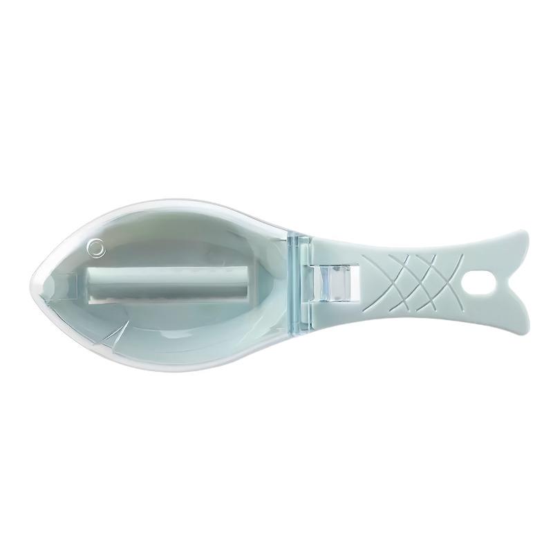 The Fish Scale Scraper with A Lid Thickened Is Suitable for Home Kitchen UseDoes Not Hurt Hands and Is Light and Convenient