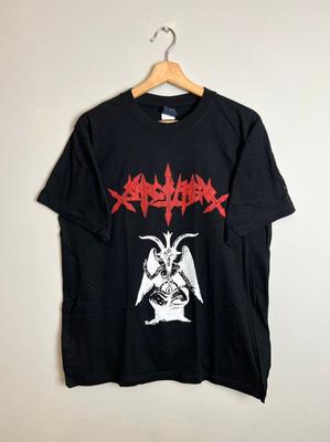 Rzadki Vintage z lat 90. Koszulka Unisex Zespołu Black Death Metalowego Sarcofago