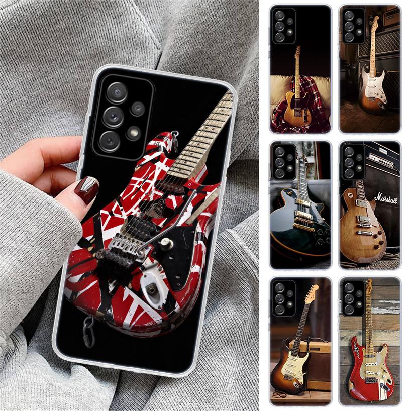 Music score Musical violin guitar Phone Case for Samsung Galaxy A17 A16 A15 A14 A13 A57 A56 A55 A54 A53 A37 A36 A35 A34 A33 A26
