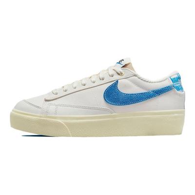 Blazer Low Plateforme Voile Bleu Royal (Aux femmes) Baskets Femme Game-Royal-Noir DO2371-133