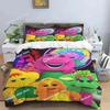 3D Barney Freunde Süßes Cartoon Bettwäsche Set Dinosaurier Muster Bettbezug Kissenbezug Kinder Schlafzimmer Doppel King Size Bettdecke Geschenk