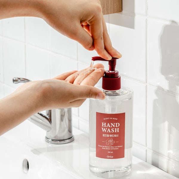 Orix Perfume Hand Wash 350 Ml Rose Fragrance