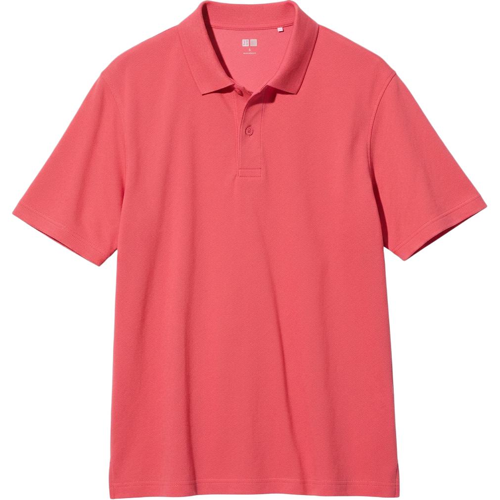 UNIQLO Dry And Comfortable Button Polo Shirt Unisex tops 482302-14