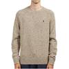 Polo Ralph Lauren Solid Logo Print Crew Neck Pullover Sweater Men Sweater Khaki 710918135-002