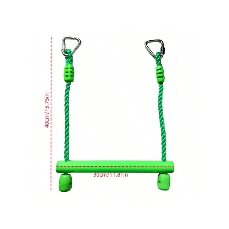 Hanging Swing Toy for Kids Outdoor Indoor Swing Playground Climbing Accessories Training Equipment Arm Strength Exercise Fun Toy
