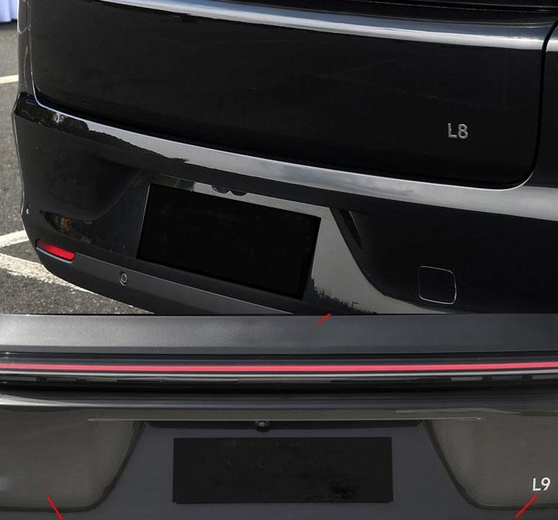 3D Premium L7 L8 L9 ABS Buchstaben für Auto-Emblemabdeckung Aufgewertete Außen Dekorationsaufkleber Autozubehör Aufkleber Emblem Abzeichenaufkleber