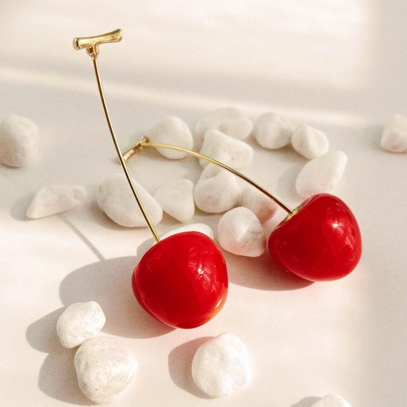Chinese Red Series Festive Earrings: Retro National Style for New Year & Christmas Gifts