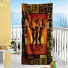 African Style Beach Towel Quick-Dry Soft Microfiber Comfortable Lightweight Perfect for Traveling Yoga Camping and Swimming