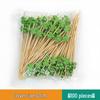 Colorful Bamboo Fruit Forks & Cocktail Skewers - Decorative & Disposable for Baking & Events