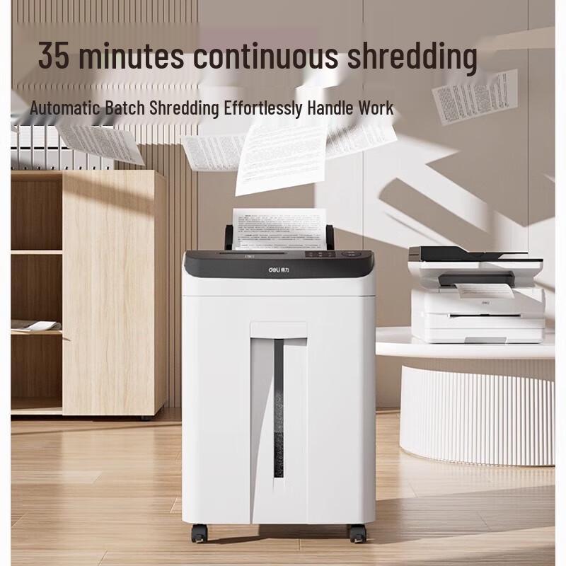 

Deli GA850 Commercial Micro-Cut Paper Shredder CN plug (adapter included)