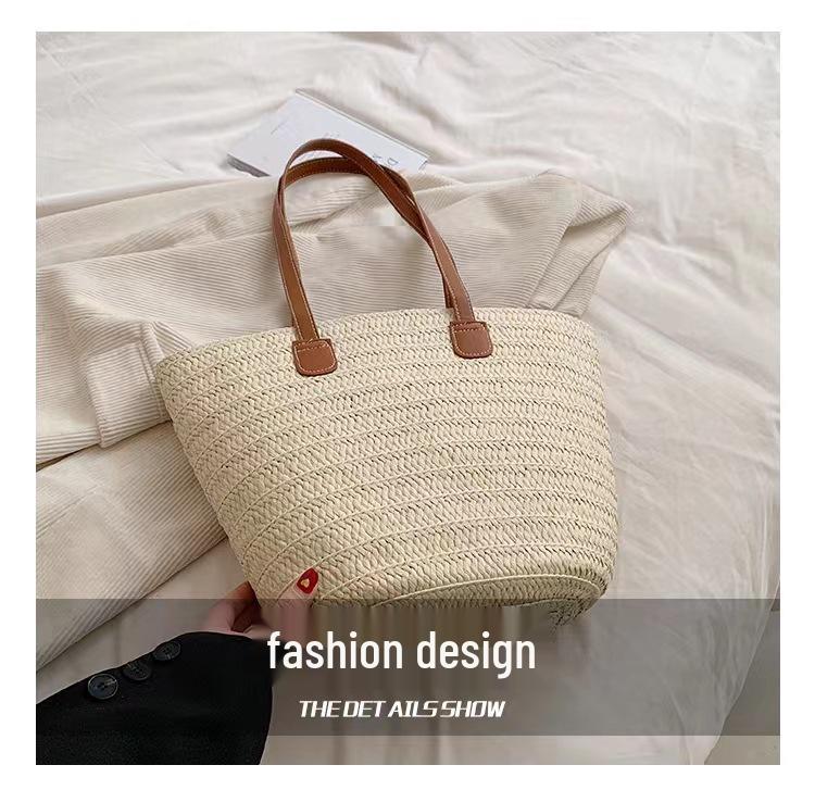 Women's Summer Stylish Large Capacity Woven Tote Bag