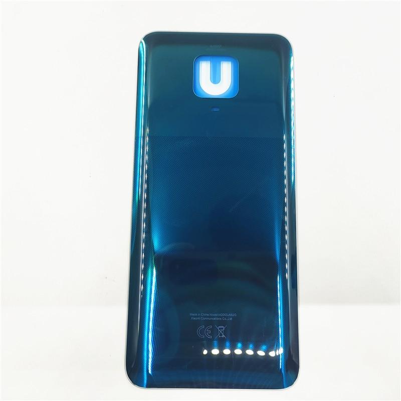 

For Xiaomi Redmi Note 9S / Note 9 Pro 64MP Battery Back Cover Glass Panel Rear Door Housing Repair Parts+Camera Lens Green No Lens