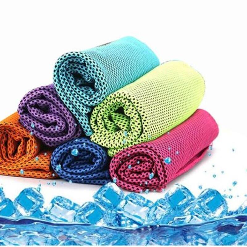 

Cool Sports Swimming Hiking Cooling Towel [WAE89CE] gray