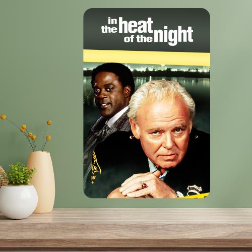 In the Heat of Night Classic TV Show Metal Poster Sign 20x30cm(7.8x11.8inch)