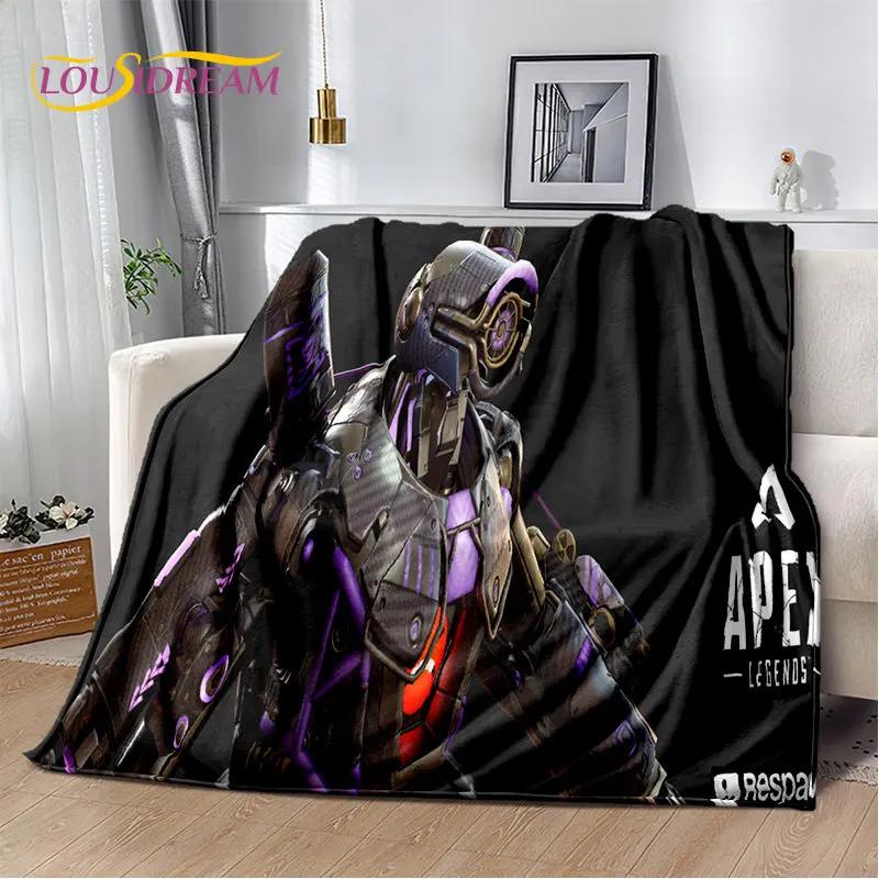 A-Apex Legends Game Gamer Cartoon Soft Plush Blanket,Flannel Blanket Throw Blanket for Living Room Bedroom Bed Sofa Picnic Cover