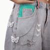 Retro Metal Butterfly Pendant Multi-layer Waist Chain Women's Personality Jeans Pendant Trouser Chain