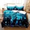 3D Print Myke Towers Bedding Set Single Twin Full Queen King Size Bed Set Adult Kid Bedroom Duvetcover Sets Anime Bed