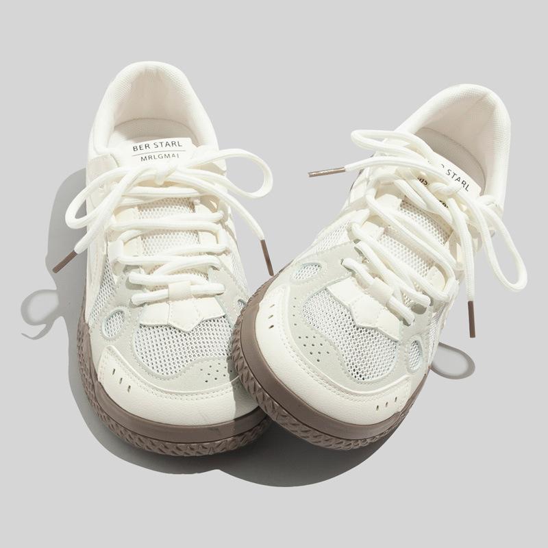 

Beier European breathable mesh Dexun shoes heightened thick-soled big-head casual bread shoes 40