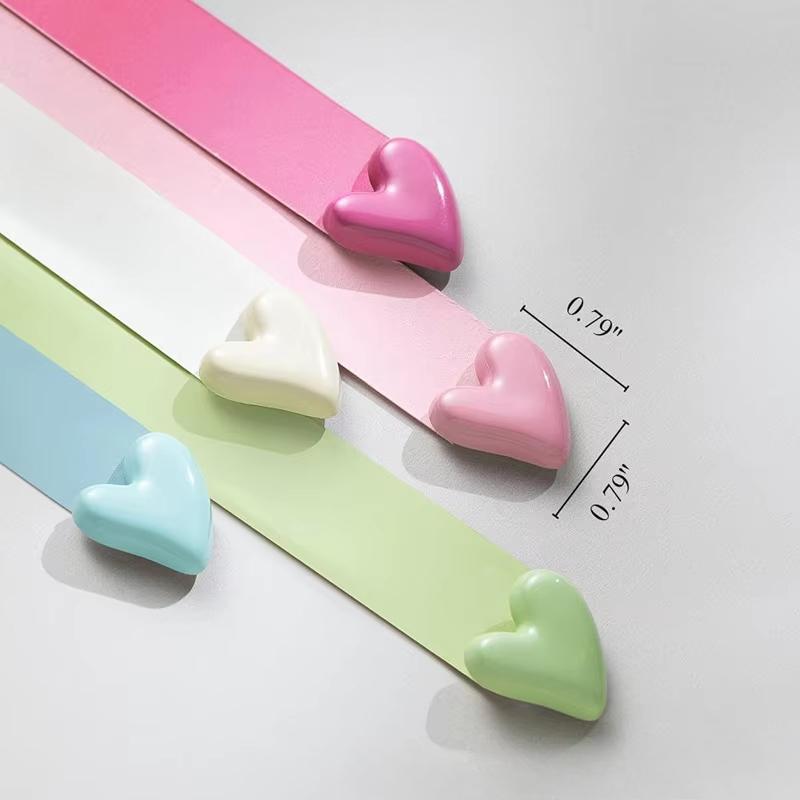 10pcs Vintage Macaron Heart Fridge Magnets Photo Wall Decor DIY Mini Home Accessories Fridge Magnets Decoration