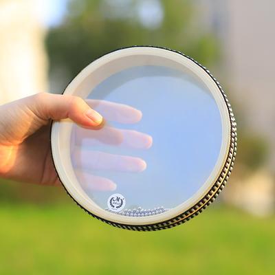 Double Sided Transparent Wood with Black Edge Ocean Drum Ocean Wave Drum Ocean Sound Orff Musical Instrument Early Childhood Teaching Aid