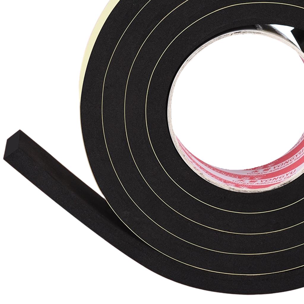 Door Window Sealing Strip Self Adhesive Sound Insulation Windproof Dust Proof Sponge Seal Strip Acoustic Foam Home Accessories