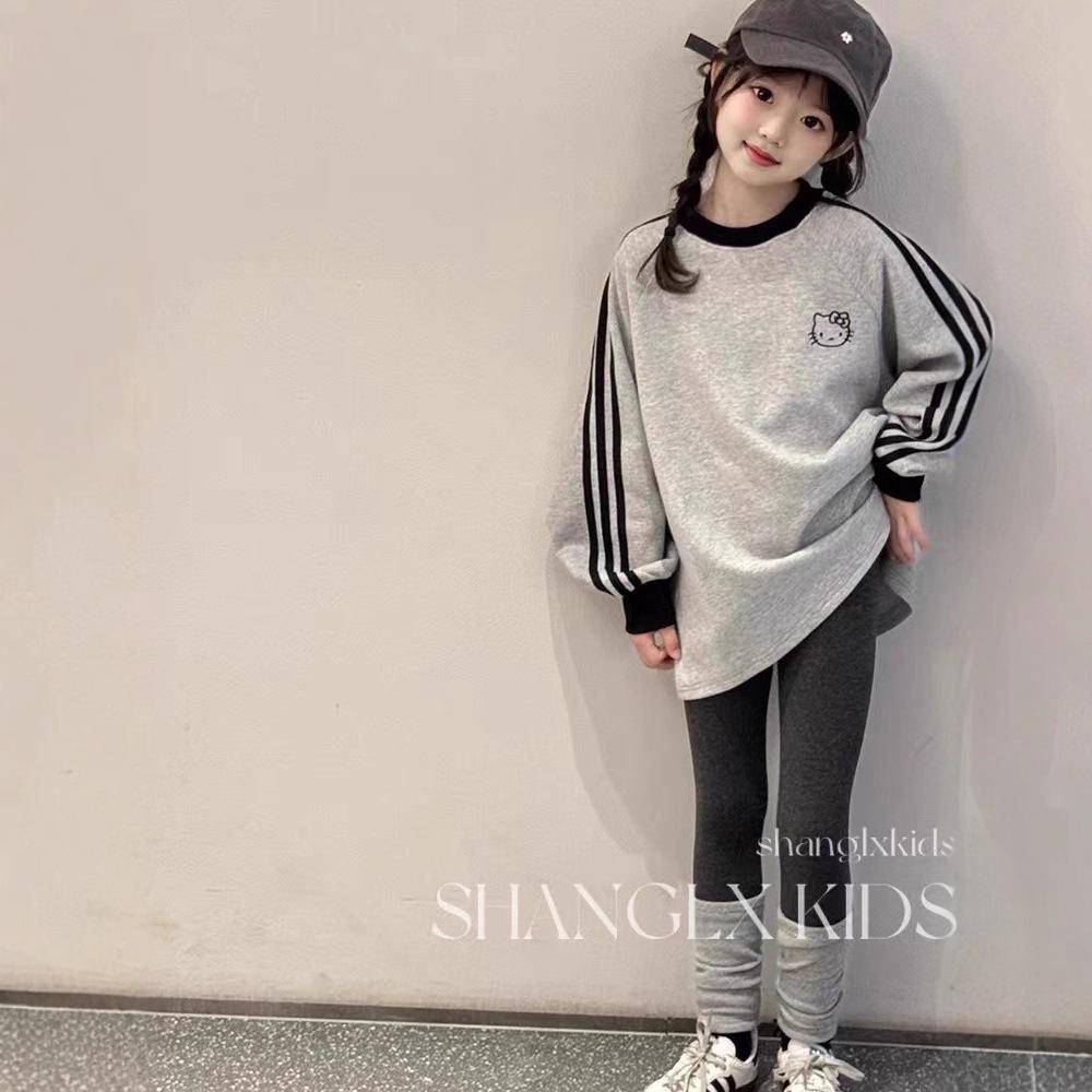 Girls' Hello Kitty Plus Velvet Sweatshirt - Autumn/Winter 2025 Collection