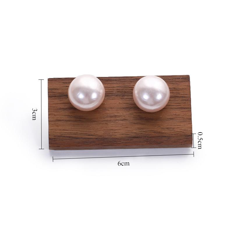 

Wooden Jewelry Displays Rack Multiple Earrings Showcase Holder Jeweler Earring Storage Shelf Jewellery Display Pictures Props