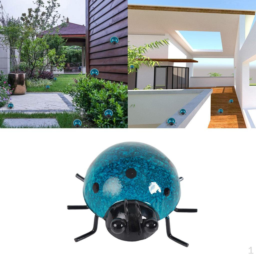 Wiszące Dekoracyjne Biedronki Ogród Podwórko Ściana Drzewo Ornament Dom 0cm