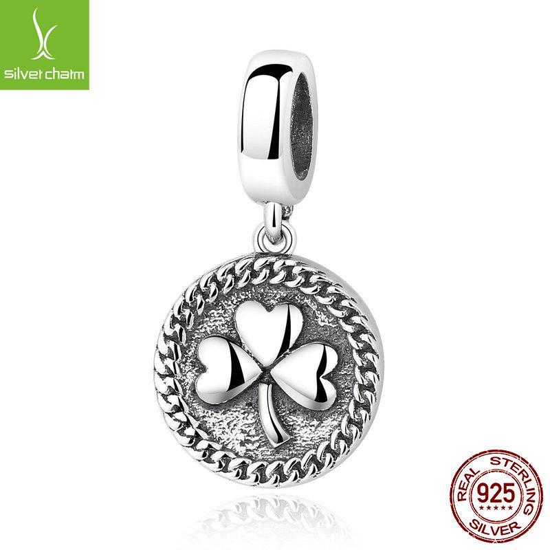 

Подвеска-шарм в виде клевера из стерлингового серебра 925 пробы Yinziyun SCC039 Pendant