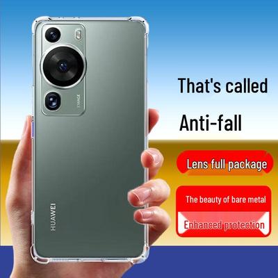 Coque de téléphone transparente anti-chute avec airbag pour Huawei P60/50/40/30/20/Pro/10/9/Plus
