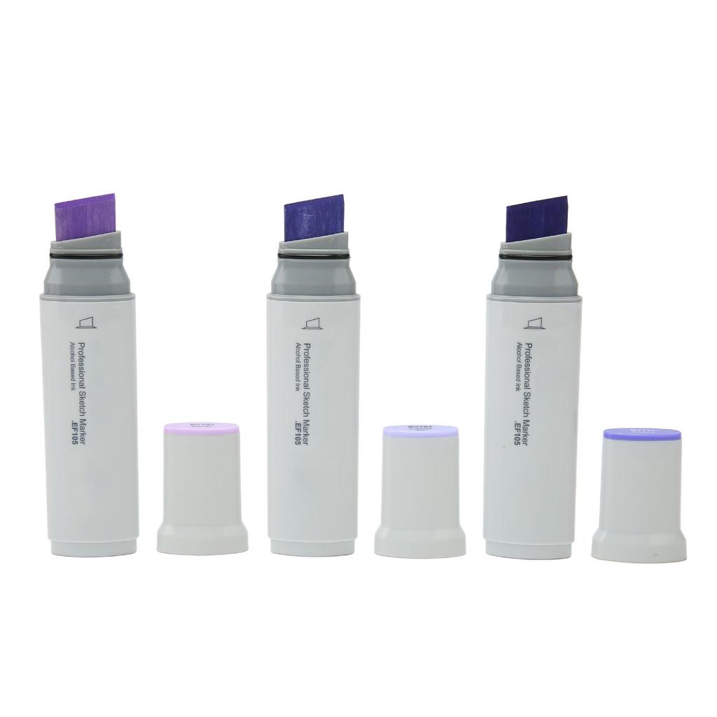Set di 3 pennarelli Jumbo Professionali Grandi Larghi HD Pittura a Essiccazione Rapida Pennarello Set per Pittura Disegno