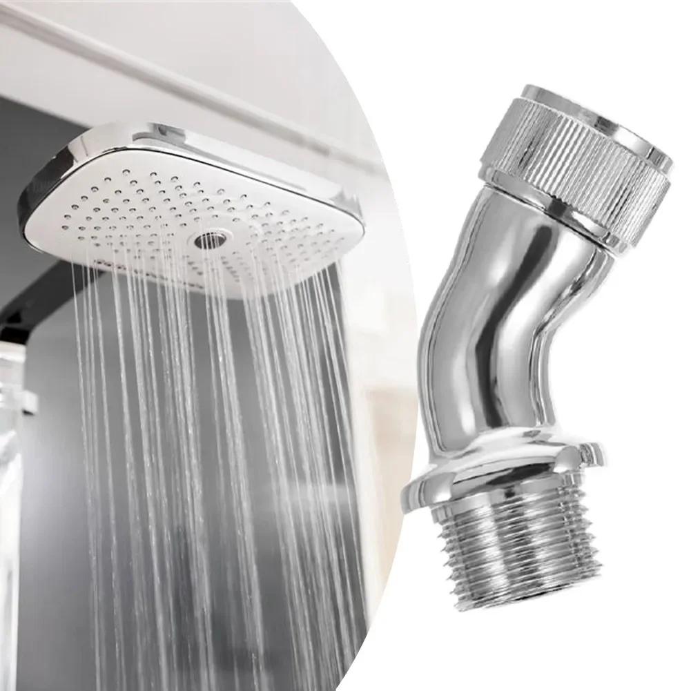 Connector Shower Elbow Adapter Replacement Brass DIY Female To Male For Shower Heads Standard G1/2 Bathroom Practical