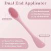 Doppel Kopf Gesichtsmaske Pinsel Silikon Applikator Löffel Spachtel Rührstab Frauen Haut Gesicht Reinigung Pflege Hause Make-Up-Tools