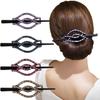 1Pc New Hair Sticks Rhinestone Hair Pins Vintage Hair Clips Barrettes Bun Holder Women Fashion Hair Accessories Hair Jewelry