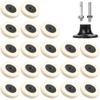 2Inch 50MM Wool Felt Polishing Discs Round Wheel 1/10/12/22Pcs with 1/4" Shank Disc Holder for Polishing Variety Surface