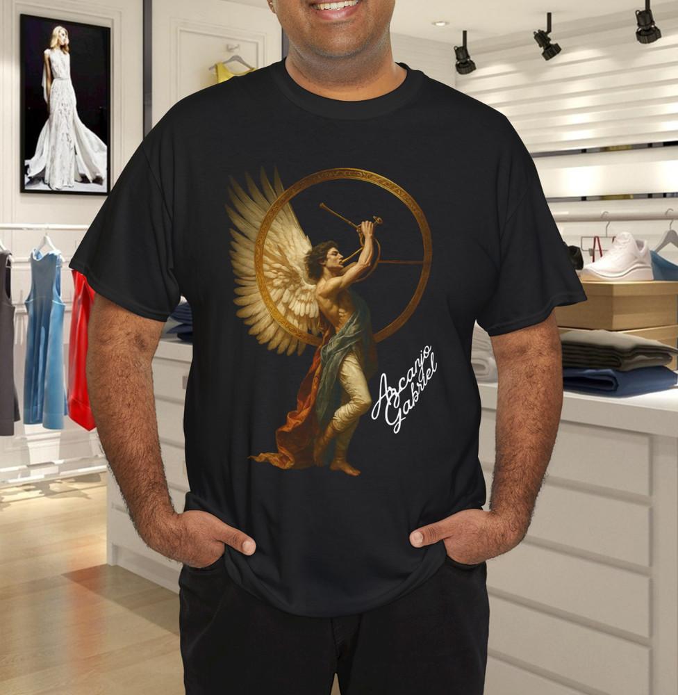 

Футболка с графической иллюстрацией Архангела Гавриила 3XL