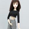 Sexy Shirts Short Crop Tops For Barbie Doll Clothes Long Sleeve Blouse Fashion Outfits For Barbie Accessories Kids Toys 1/6