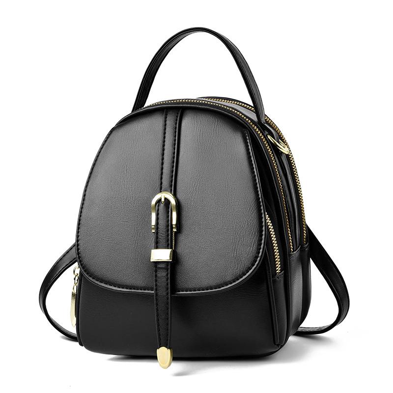 Crossbody dámská taška Nová móda Měkká kožená taška přes rameno Velkokapacitní batohy Výška Texturovaná kabelka