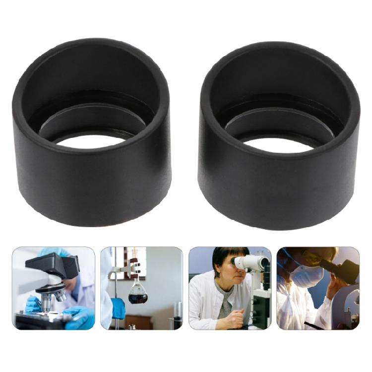 Microscope Rubber Eyepiece Cover Guards Soft Eyepiece Shield 33/36mm Diameter