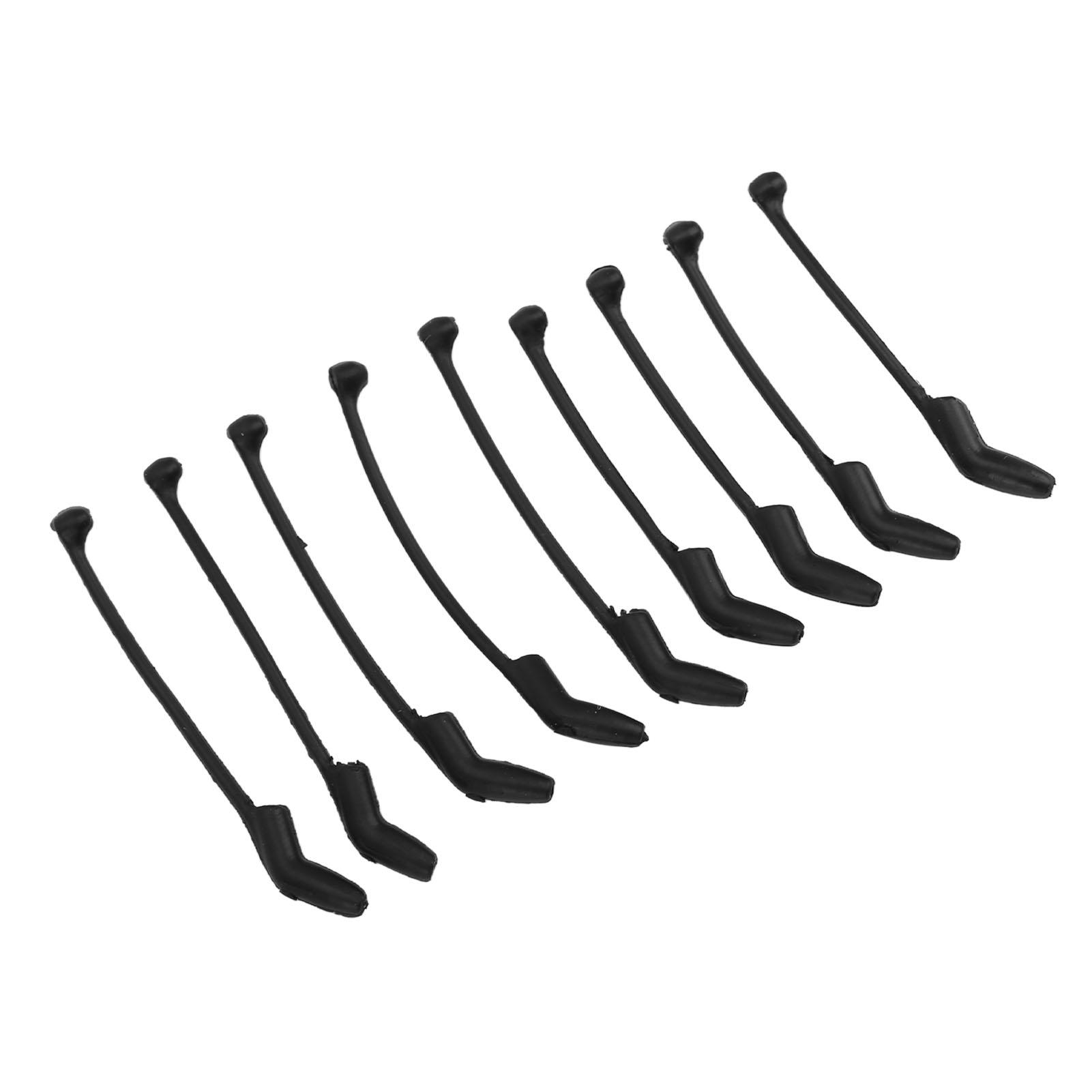 

40pcs Carp Fishing Hooks Sleeves Rubber Anti Rigs Fishhook Sleeve Non Slip D Rig Hooks Sleeves for Outdoor Fishing