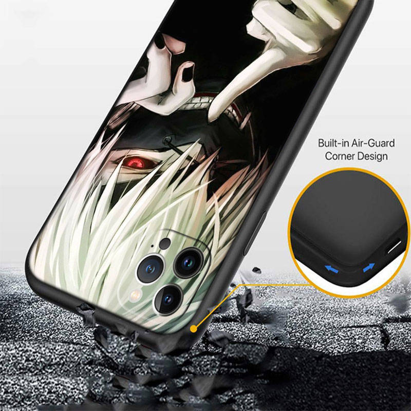 Pouzdro na telefon Tokyo Ghoul pro iPhone 6 6s 7 8 11 12 13 14 15 XS Pro Max XR X SE Samsung S20 S21 S22 S23 S24 FE Ultra S8 S9 S10 Plus Lite S21S S10E