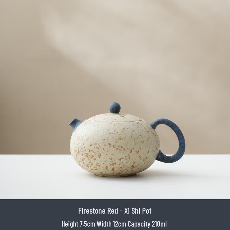 Zhuijia Flint Red Xishi Teapot & Gongfu Tea Set