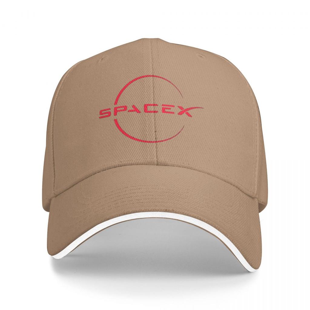 Spacex Spacex Logo Baseballkappen Snapback Baseballmützen Atmungsaktiv Lässig Kappe Outdoor Unisex